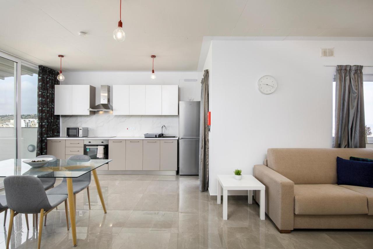 Hilltop Apartments - Stylish Comfort Living Close To The Sea, Bugibba St. Paul's Bay Exterior foto